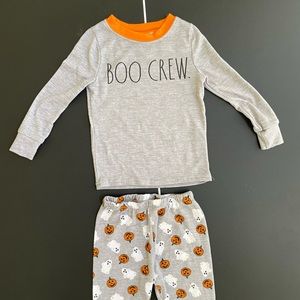 Rae Dunn “Boo” toddler Halloween pajama set